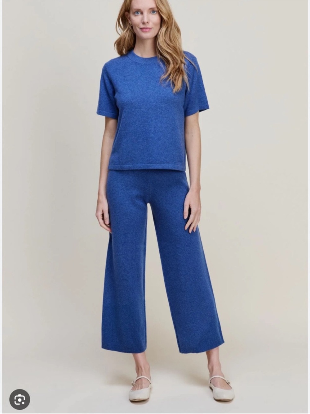 Kilte The Liz Pant Indigo 100% Washable Cashmere Size 0 NWT